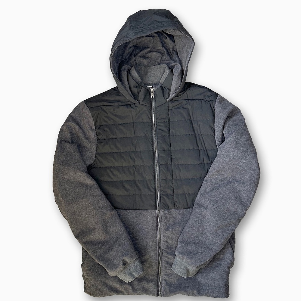 Lululemon Men Division Insulated Hybrid Puffer Jacket Blk/Charcoal, Medium